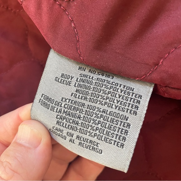 Levi’s military green warm lined jacket with hidden hood M - Picture 8 of 13